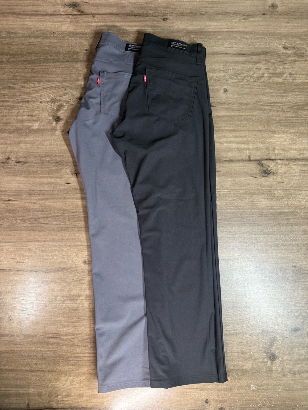 (2) Levi Strauss Levi’s 511 Golf Pants Men’s Straight Leg (1 Black/1 Gray) 34x30